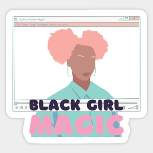 Black woman feminism black woman black girl black magic empowerment Sticker